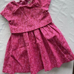 KATE SPADE Spring/Summer Girl's Dress PINK Size 4 Bow Detail